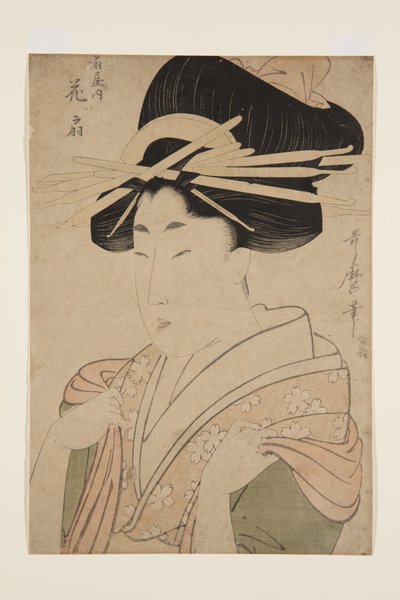 Hanaogi of the Ogiya by Kitagawa Utamaro