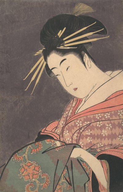 Hanaogi of the Gomeiro by Kitagawa Utamaro