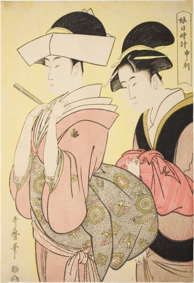 Hour of the Monkey [4pm] (Saru no koku), from the series 