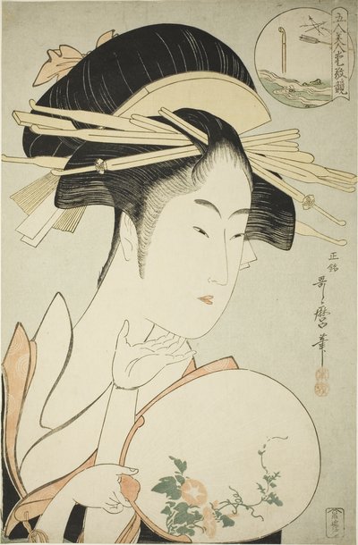 Kisegawa of the Matsubaya, c.1795-96 by Kitagawa Utamaro