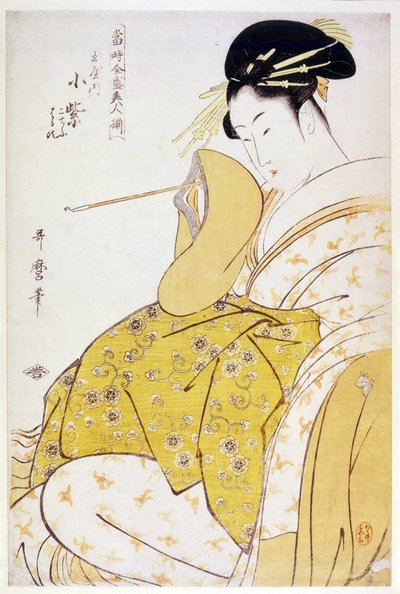 Komurasaki of the Tamaya by Kitagawa Utamaro