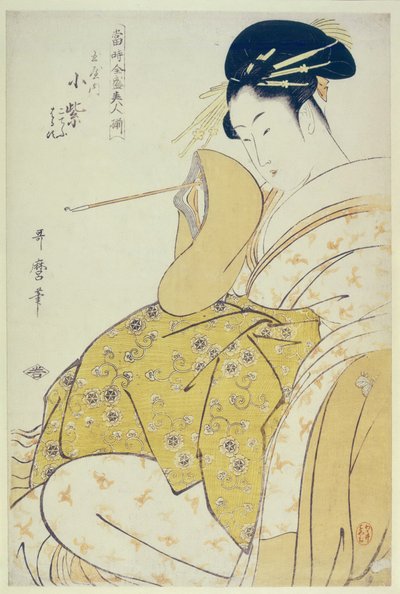 Komurasaki of the Tamaya by Kitagawa Utamaro