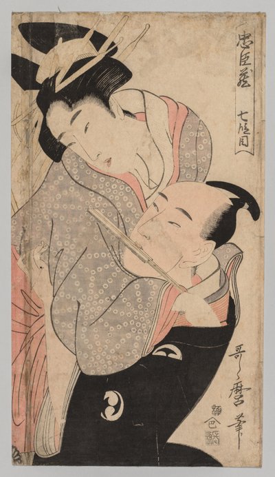 Man and Woman by Kitagawa Utamaro