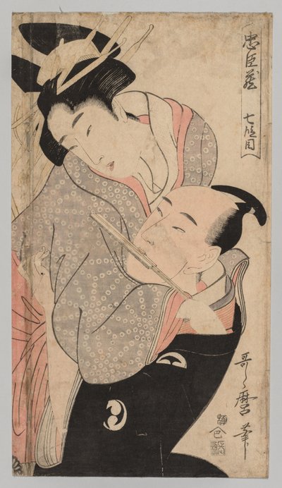 Man and Woman by Kitagawa Utamaro