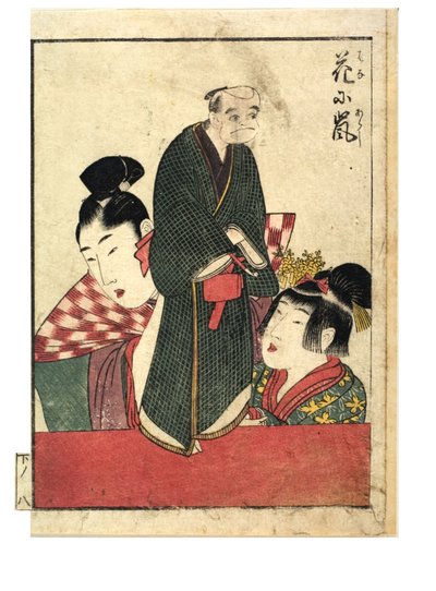 Marionette Scenes with Male and Female Manipulators by Kitagawa Utamaro