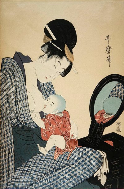 Mother and Child by Kitagawa Utamaro