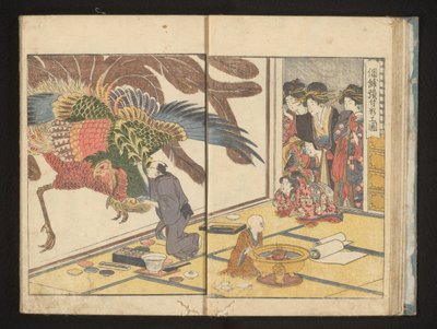 Making a mural by Kitagawa Utamaro