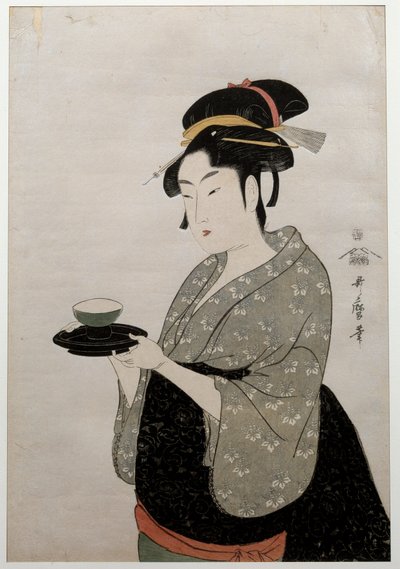 Portrait of Nani Waya by Kitagawa Utamaro