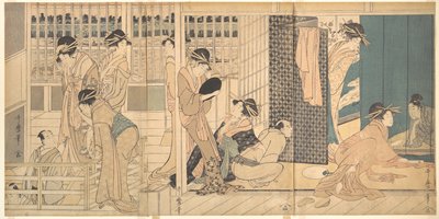 Scene in the Yoshiwara by Kitagawa Utamaro