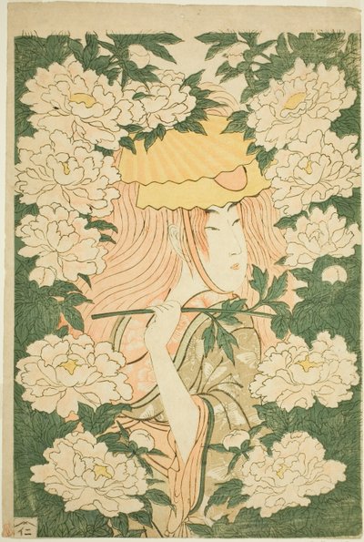 Stone Bridge by Kitagawa Utamaro