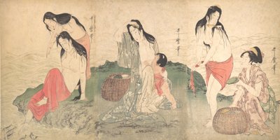 The Awabi Fishers by Kitagawa Utamaro
