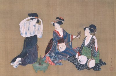 Three Beauties by Kitagawa Utamaro