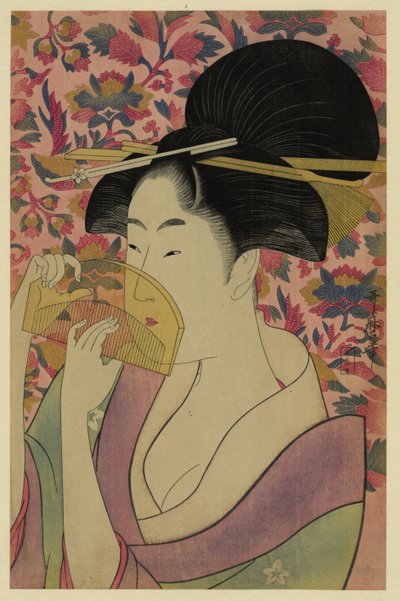 Transparent Comb by Kitagawa Utamaro