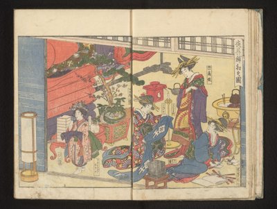 Preparations for the Festivities by Kitagawa Utamaro