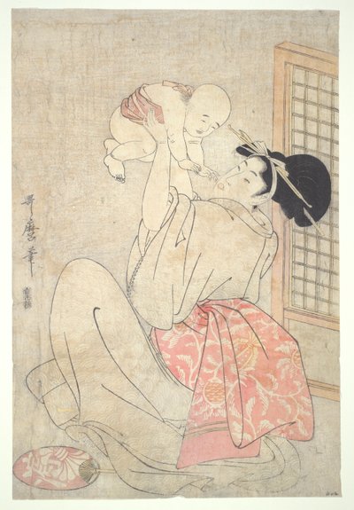 Woman and Baby by Kitagawa Utamaro