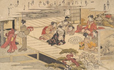 Women Playing a Game with Shells by Kitagawa Utamaro