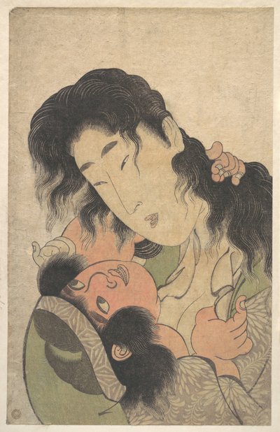 Yamauba Playing with Kintarō by Kitagawa Utamaro