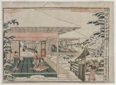Chushingura: Act IX from the series Perspective Pictures for The Treasure House of Loyalty by Kitao Masayoshi