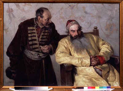 To The Boyar With A Denunciation by Klavdiy Vasilievich Lebedev