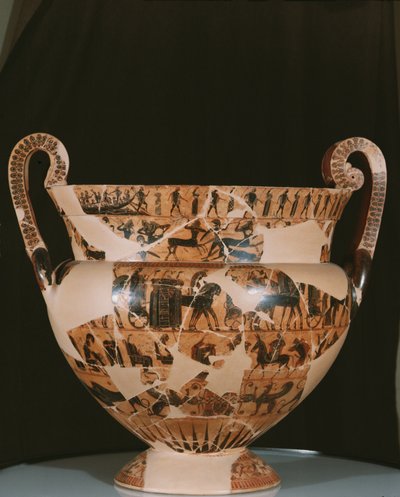 The Francois Vase, Made by Ergotimos, c.570 BC by Kleitias Kleitias