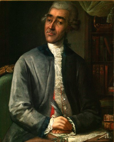 Portrait of the writer Vasily Grigorievich Ruban 1742-1795, 1786 by Klipekov