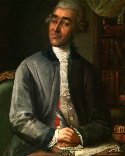 Portrait of the Writer Vasily Grigorievich Ruban, 1742-1795, 1786 by Klipekov