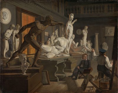 Scene from the Academy in Copenhagen by Knud Andreassen Baade