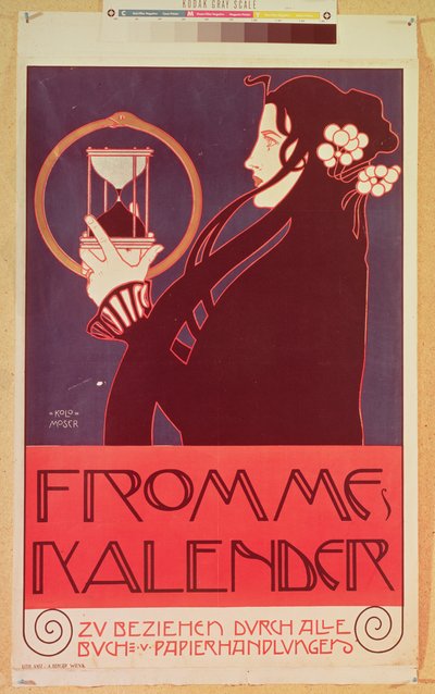 Design for the Frommes Calendar, for the 14th Exhibition of the Vienna Secession, 1902 by Koloman Moser