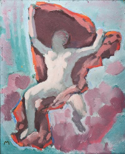 Painting of a Figure by Koloman Moser