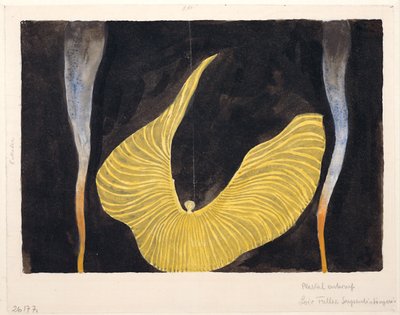 Loie Fuller in the Dance The Archangel by Koloman Moser