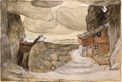 Stage Design for the Opera Der Bergsee by Julius Bittner, 1910-1911 by Koloman Moser