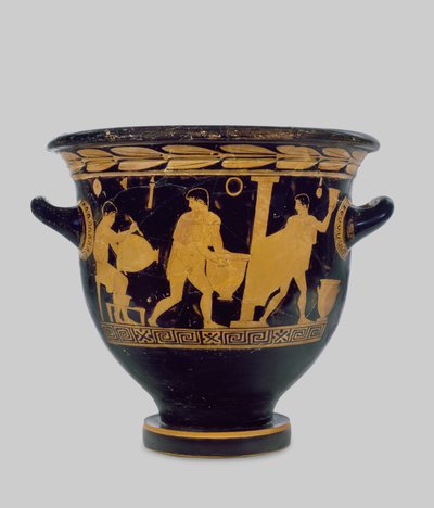 Attic Red-Figure Bell-Crater, Decorated with the Interior of a Potter