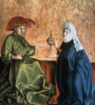 King Solomon and the Queen of Sheba, 1435 by Konrad Witz