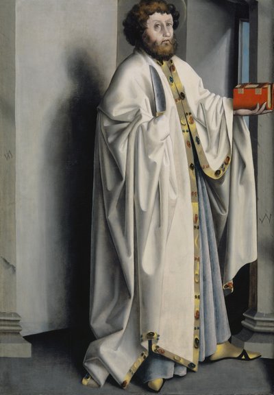 Saint Bartholomew from the Heilspiegel Altarpiece, c.1435 by Konrad Witz
