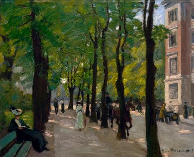 Queen Augusta Street at Calandrelli Square in Berlin by Konrad von Kardorff