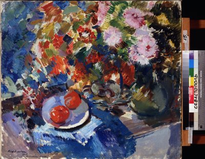 Asters and Tomatoes by Konstantin Alekseevich Korovin