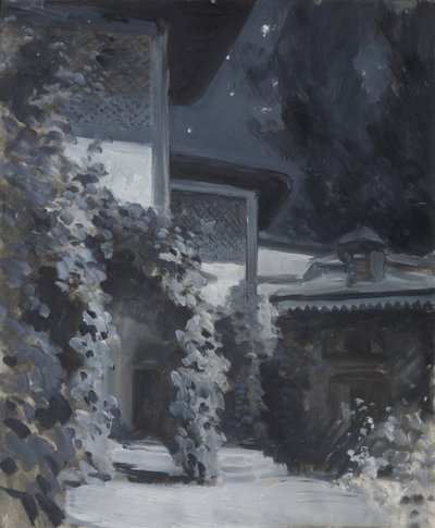 Bakhchisaray Palace. Illustration to the Poem The Fountain of Bakhchisaray by A. Pushkin by Konstantin Alekseevich Korovin