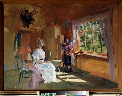 In the Room by Konstantin Alekseevich Korovin