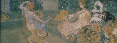 Illustration for the poem The Fountain of Bakhchisaray by A. Pushkin by Konstantin Alekseevich Korovin