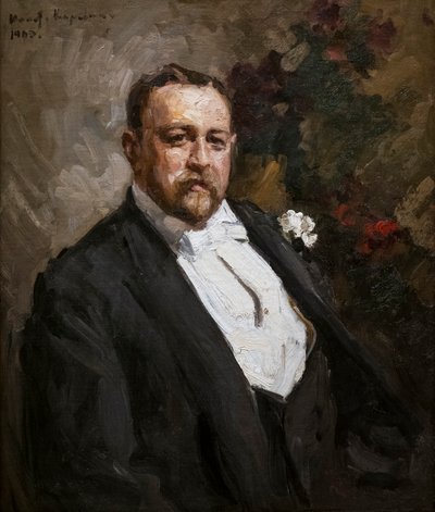 Portrait of Ivan Abramovich Morozov by Konstantin Alekseevich Korovin