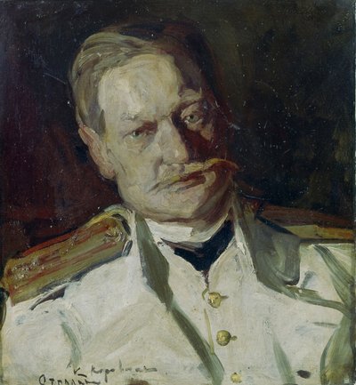 Portrait of Vladimir Arkadievich Telyakovsky by Konstantin Alekseevich Korovin