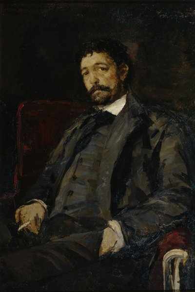 Portrait of the opera singer Angelo Masini by Konstantin Alekseevich Korovin