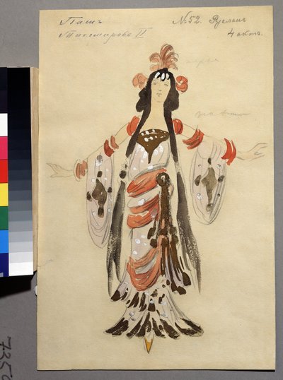 Costume Design for the Opera Ruslan and Lyudmila by M. Glinka by Konstantin Alekseevich Korovin