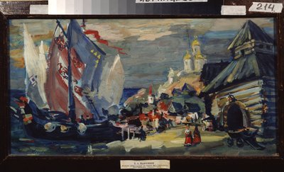 Stage Design for the Opera Sadko by N. Rimsky-Korsakov by Konstantin Alekseevich Korovin