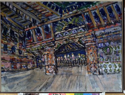 Stage Design for the opera The Golden Cockerel by N. Rimsky-Korsakov by Konstantin Alekseevich Korovin
