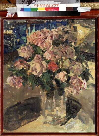 Roses by Konstantin Alekseevich Korovin