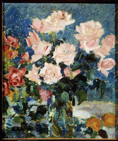 Roses by Konstantin Alekseevich Korovin