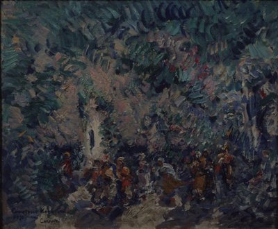 Stage Design for the Ballet Corsair by A. Adam, 1911 by Konstantin Alekseevich Korovin