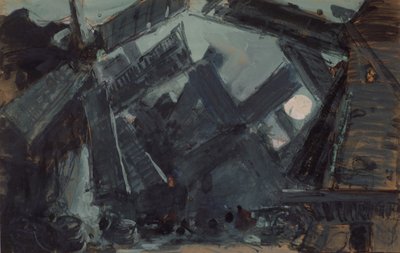 Stage Design for the Ballet Don Quixote by L. Minkus by Konstantin Alekseevich Korovin