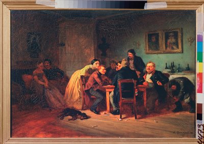 Card Game by Konstantin Alexandrovich Trutovsky